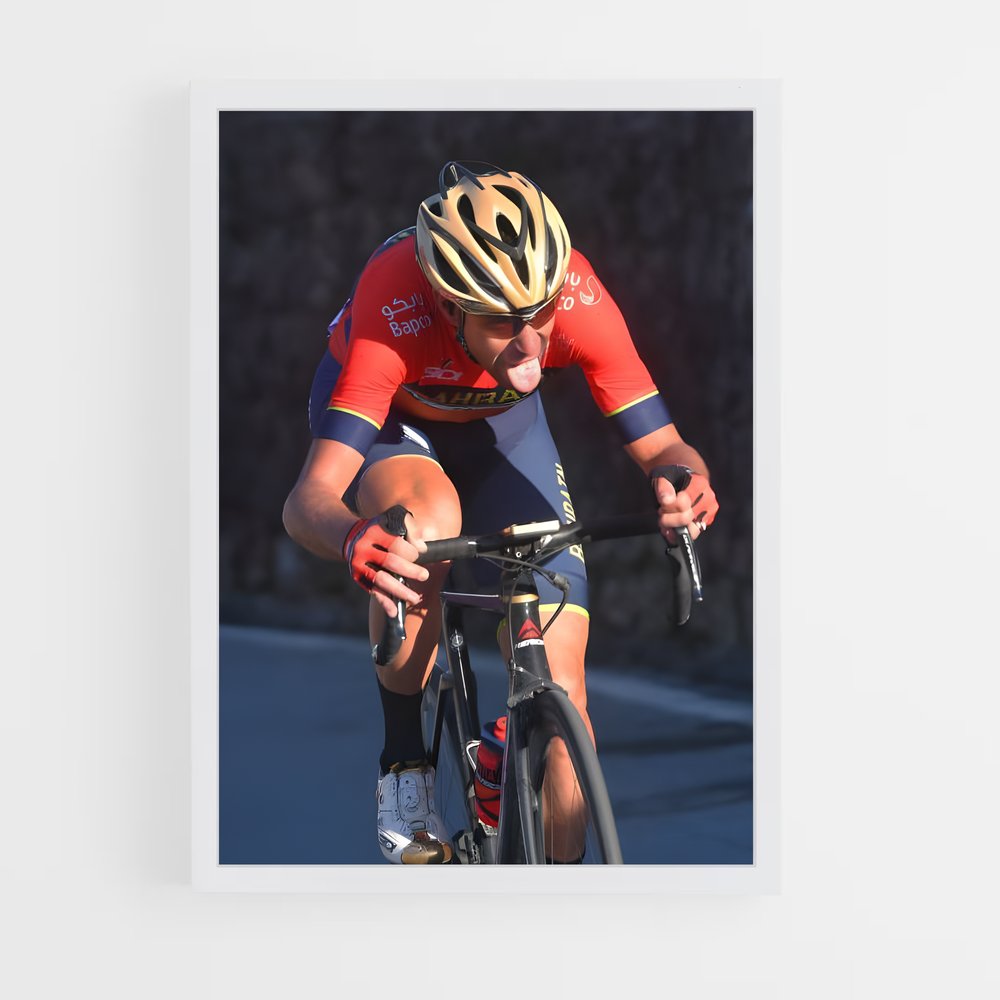 Poster L'Escalade Rouge – affiche Cyclisme (vue 3)